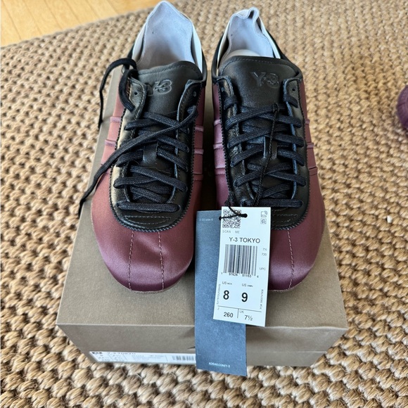 BNIB Y-3 “Tokyo” Satin Sneakers, M8/W9 - Picture 2 of 4